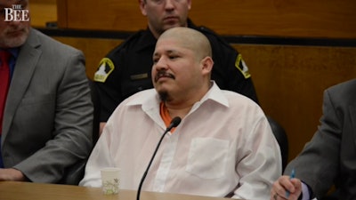 Cop killer Luis Bracamontes laughed and smiled Friday as he was convicted of killing two Northern California deputies. (Photo: Screen shot from Sacramento Bee video)