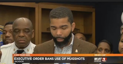 Jackson, MS, Mayor Chokwe Lumumba signs an executive order banning release of suspects' mugshots after officer-involved shootings.