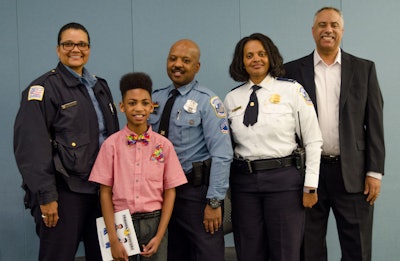 The National Law Enforcement Museum hosted an event featuring the book 'Friendly Officers' by 12-year-old author Miguel Coppedge. (Photo: NLEOMF)