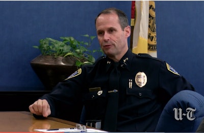 Assistant Chief David Nisleit, a 30-year veteran of the San Diego Police Department, has been named the department's next chief. (Photo: San Diego Union-Tribune video screen shot)