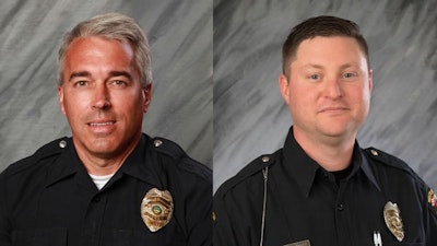 Police Officers Anthony Morelli, left, and Eric Joering were killed while responding to a call in Westerville, Ohio. (Photo: City of Westerville)