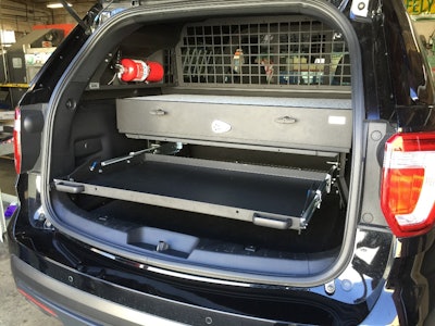 Troy Products has a cargo solution for the Ford P.I. Utility. (Photo: Troy Products)