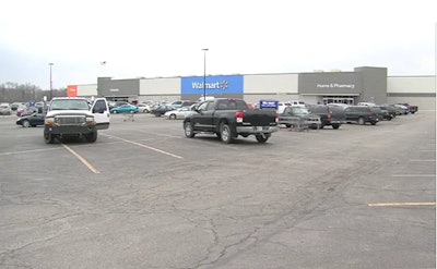 Terre Haute (IN) Police believe a murder suspect left a house during a standoff and went shopping at this Walmart. He was later killed by state police SWAT.