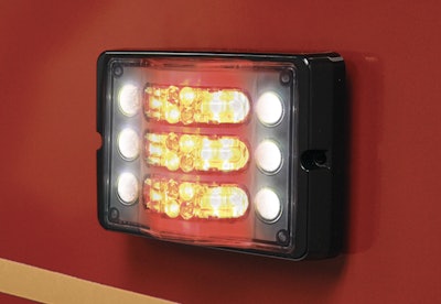 The M180 Triple Stack vehicle light combines the functionality of a warning light and the utility of a worklight in a compact, bright package. (Photo: Code 3)