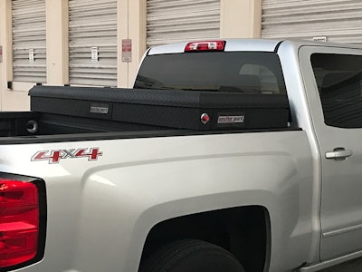 Point Blank Enterprises' new IRIS Covert Toolbox Surveillance System is made to be easily installed in any pickup truck in minutes. (Photo: Point Blank Enterprises)