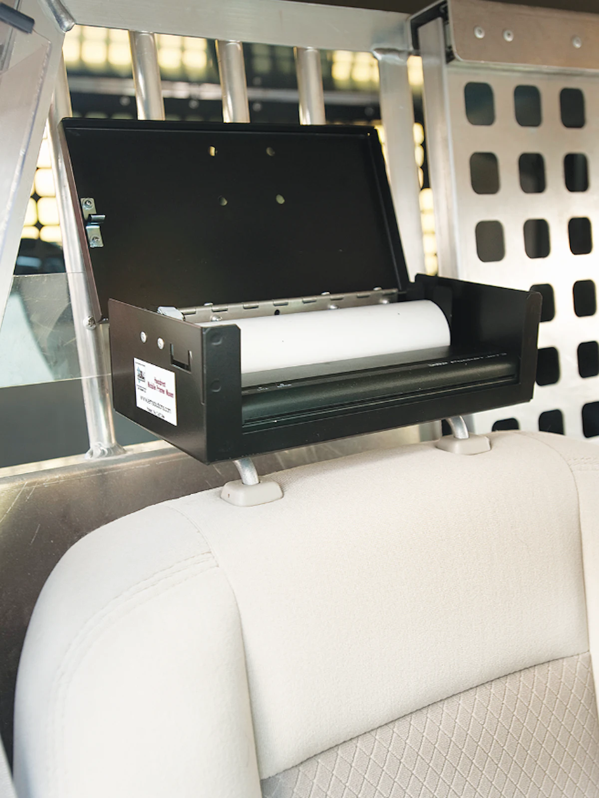 Vehicle Headrest Printer Mounts From LEM Solutions LLC Police Magazine