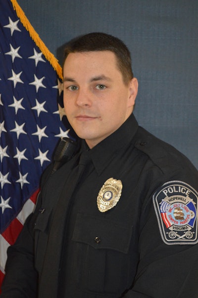 Officer Shawn Grant of the Hopewell (VA) Police Department has been nominated for HAIX Hero of the Month honors. (Photo: Hopewell PD)