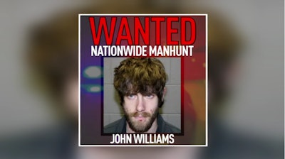 A nationwide manhunt is under way for John Williams, who is suspected of murdering a Somerset County (ME) Sheriff's deputy Wednesday. He is believed to be hiding in the woods of Maine.