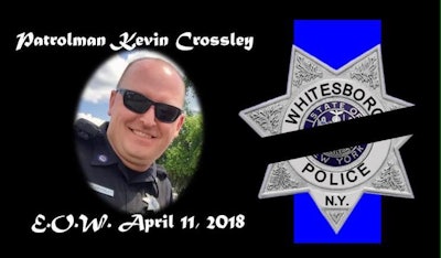 Officer Kevin Crossley was killed in a two-vehicle crash. Photo: Oneida County Sheriff's Office/Facebook