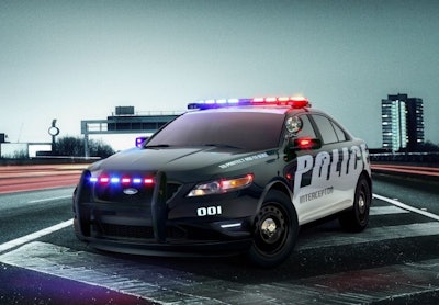 The Ford Police Interceptor sedan is based on the Taurus and will end production next year. (Photo: Ford)