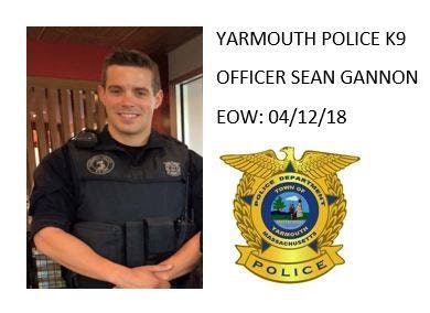 Officer Sean Gannon was shot and killed serving a warrant. (Photo: Yarmouth Police Dept./Facebook)