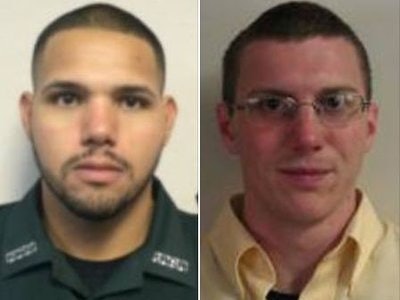 Sgt. Noel Ramirez (left) and Deputy Taylor Lindsey were shot and killed after sitting down to eat at a Chinese restaurant. (Photo: Gilchrist County SO)