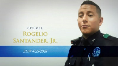 Officer Rogelio Santander was 27 and had served in the northeast division of the Dallas Police Department for three years.(Photo: Star-Telegram screenshot