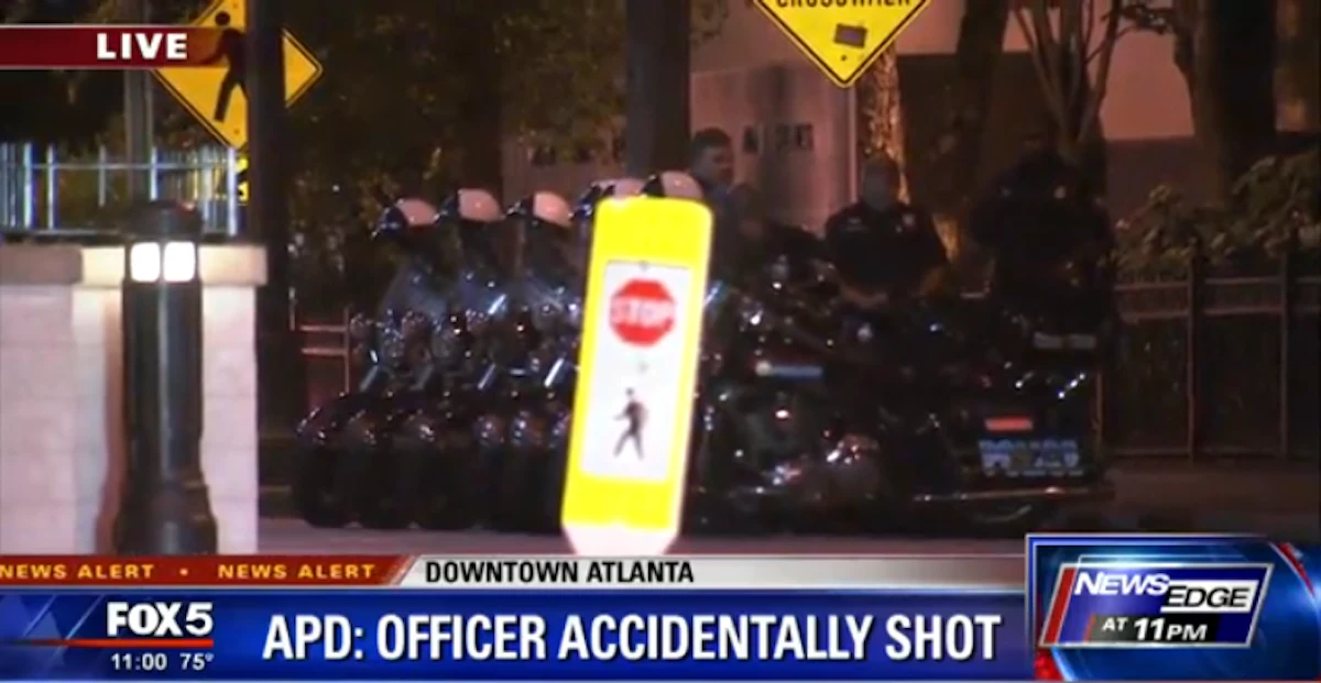 Video: Atlanta Officer Recovering After Accidental Shooting | Police ...