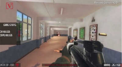 A video game that allows players to act as a school shooter has been pulled. Photo: USA Today screenshot