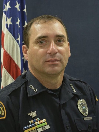 Patrolman Rob Pitts of the Terre Haute (IN) Police Department was killed in a gunfight with a homicide suspect Friday. The suspect was also killed. (Photo: Terre Haute PD)