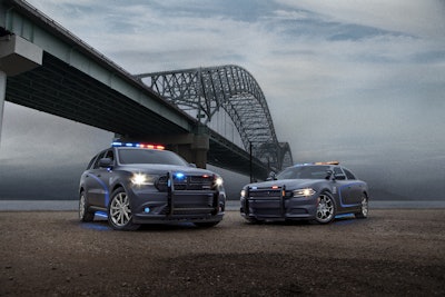 Dodge has expanded its police vehicle line-up for 2018 with the new Dodge Durango Pursuit V8 AWD, which joins the Charger Pursuit. (Photo: FCA)