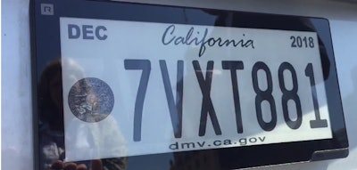 The digital license plate is being tested by California DMV and the city of Sacramento.