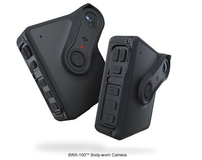 The newly designed BWX-100 body camera integrates with L3 in-car systems, each triggering the other when recording begins. Photo: L3 Mobile-Vision