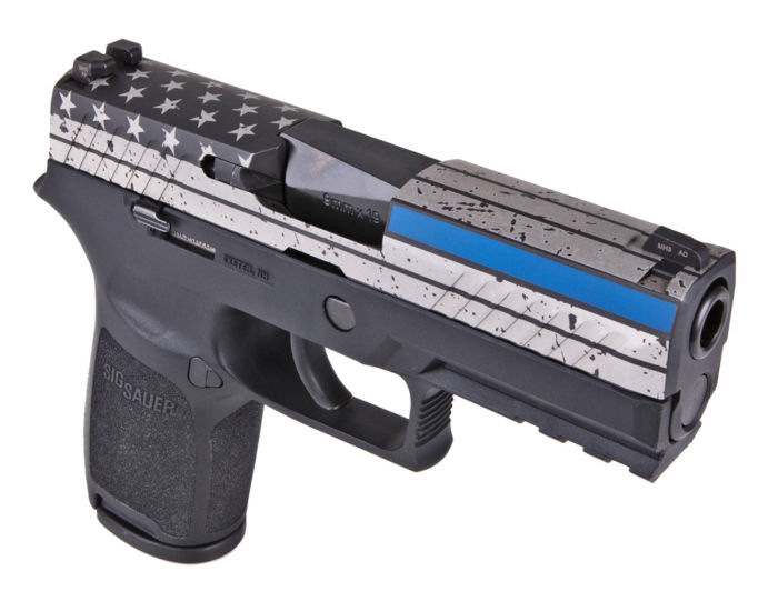 SIG Sauer Introduces Thin Blue Line P320 Pistol to NAPED Police