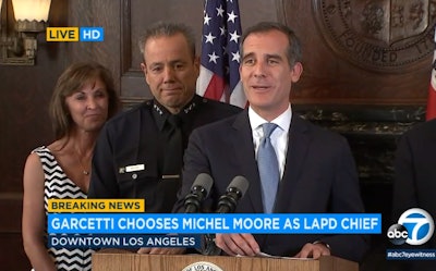 LAPD Assistant Chief Michel Moore to be the next Los Angeles police chief, replacing retiring Chief Charlie Beck.