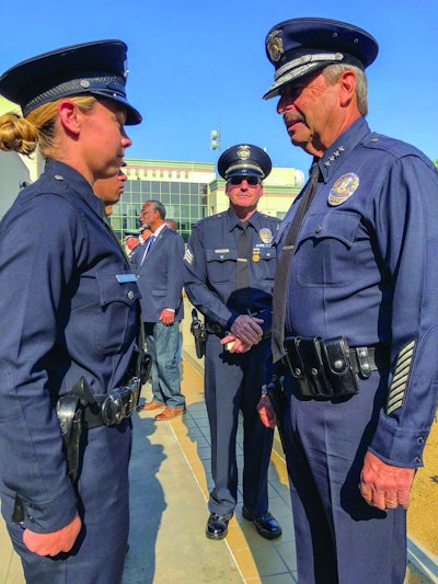 Retiring LAPD Chief Charlie Beck hopes to share wisdom with officers still on the job. Photo: LAPD