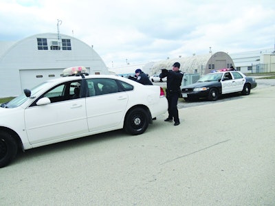 Officers should give loud, clear commands to the vehicle's occupants. (Photo: Michael Schlosser)