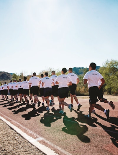 Get as fit as you can before entering the academy because passing the test to get in is just the beginning. (Photo: POLICE File)