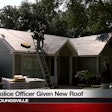 Lafayette Roofing & General Contractors constructed for free a new roof on the home of a Louisiana law enforcement officer.