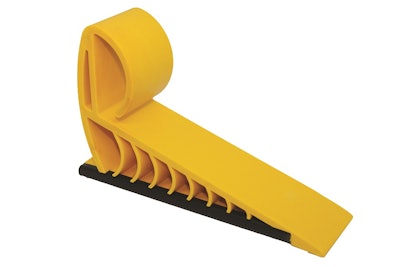 Expanded Technologies' Gripper Doorstop has recently emerged as a critical tool to prevent intruders from entering rooms during a lockdown. Photo: Expanded Technologies