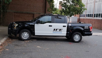 The Princeton (NJ) Police Department took to Facebook on Wednesday to declare to the citizens of that city that the agency is not Immigration Customs Enforcement. The post was made because someone — or perhaps many people — saw a recently repaired patrol vehicle that had not yet been fully outfitted with the department's decals. Image courtesy of Princeton (NJ) PD / Facebook.