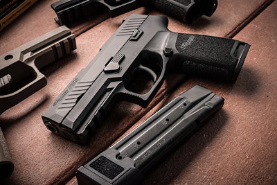 'We are honored that the Montgomery (AL) Police Department has chosen the P320 as their official duty firearm for its full complement of officers,' said Tom Jankiewicz, Executive Vice President, Law Enforcement Sales, SIG Sauer Inc. Photo: SIG Sauer