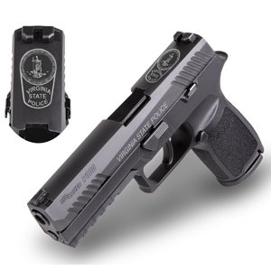 The Virginia State Police will begin instruction and training on their SIG Sauer P320 pistols and officially place them into service with the Virginia State Troopers as their official duty sidearm in 2019. (Photo: SIG Sauer)