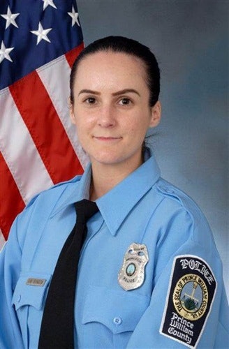 Officer Ashley Guindon was shot and killed on her first day on the job. She was assisting other officers on a domestic violence call. (Photo: Prince William County PD)