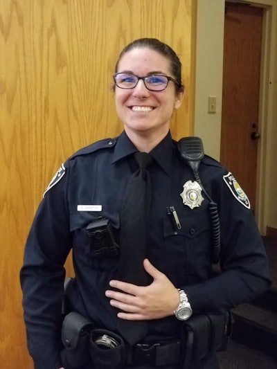 Myrtle Beach, SC, Mayor Brenda Bethune said in a Facebook post that she was the subject of a traffic stop by the city's newest patrol officer—Amanda Johnston—and that she's glad she got pulled over for an expired tag. Image: Mayor Brenda Bethune / Facebook.