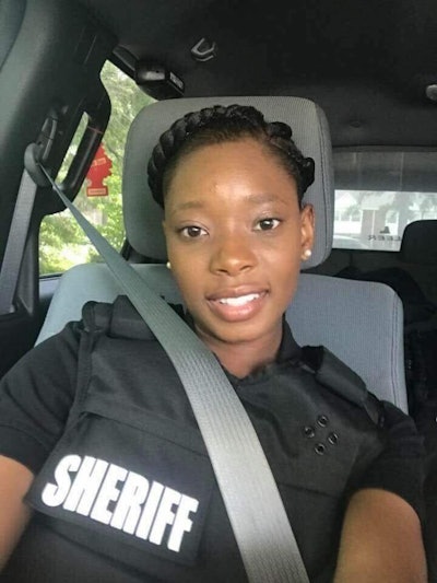 According to WPDE-TV News, 24-year-old Florence County Deputy Arie Davis has made a remarkable recovery and is doing well. Image courtesy of Florence County Sheriff's Office / Facebook.