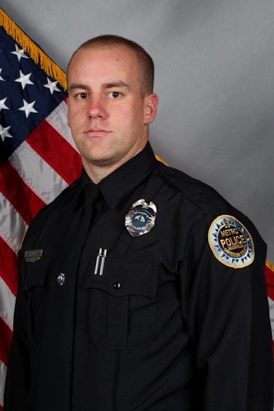 Officer Samuel Galluzzi was shot about 10:30 p.m. (Photo: Metro Nashville PD)