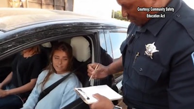 All high school students in Texas, beginning with incoming freshman, must now watch a video, titled 'Flashing Lights,' to teach them how to safely interact with an officer during traffic stops. The requirement is part of the Community Safety Education Act. (Photo: KFDA Screen Shot)