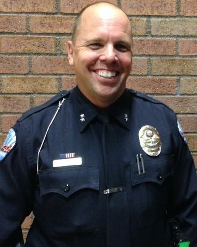 Assistant Chief of Police Dennis Vincent with the Brigham City (UT) Police Department died one week after suffering a brain aneurysm while participating in his annual physical fitness evaluation. Image courtesy of ODMP.