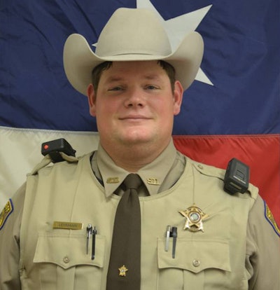 Deputy Calvin 'CJ' Lehmann was shot and critically wounded serving a warrant. Photo: Fayette County Sheriff's Office
