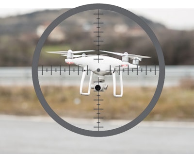 Deploying counter-drone technology by force to disrupt a drone's flight (including interfering with the operator of a drone) is potentially an act of aircraft piracy. (Photo: Getty Images)