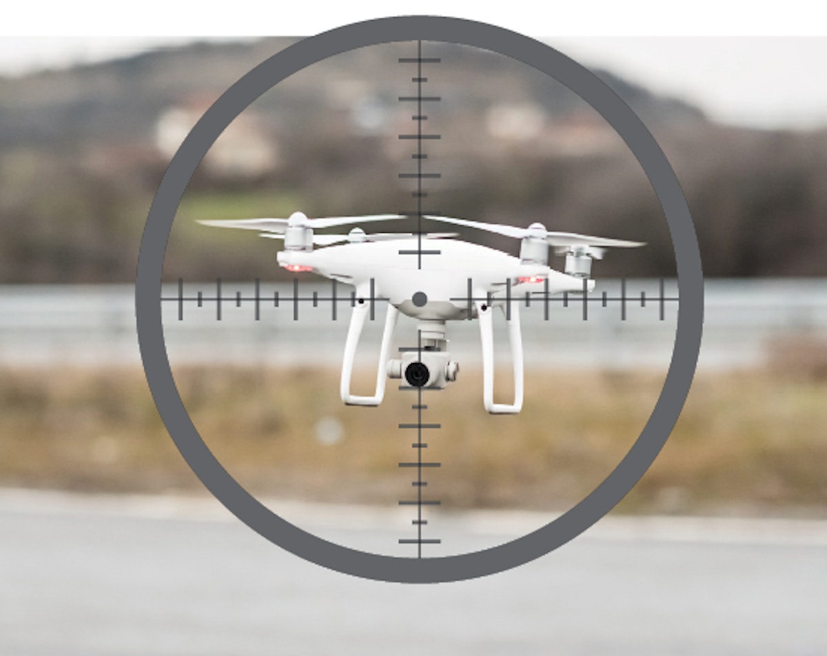 Overflew aircraft deals drone