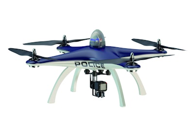 A law enforcement UAS, or drone. Photo: Getty Images
