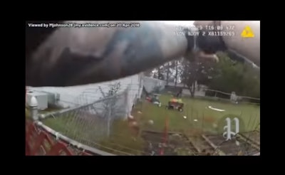 Photo: screenshot from video recorded by Portsmouth PD officer's body camera