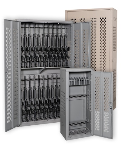 Argos Security offers secure Weapon Storage Cabinets with single- or double-hinged doors.