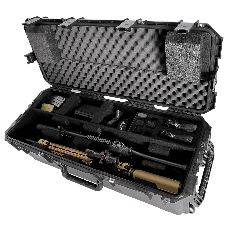 For gun-carrying made simple, the CaseCruzer Mini 2N2 GunPod is designed as the ideal handgun and rifle case.
