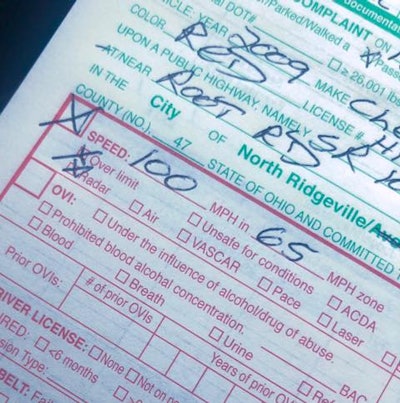 The officer closed his missive with the admonishment that he had seen too many 'dead and broken 18 year old bodies' at accident scenes.