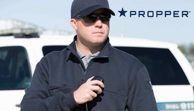 The Propper 1/4 Zip Job Shirt is made from a cotton/polyester blend.