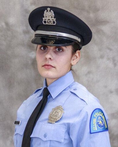 Officer Katlyn Alix, 24, of the St. Louis Police Department was killed Thursday while reportedly playing a game of Russian roulette. Officer Officer Nathaniel R. Hendren, 29, has been charged with involuntary manslaughter over the shooting. (Photo: St. Louis PD)
