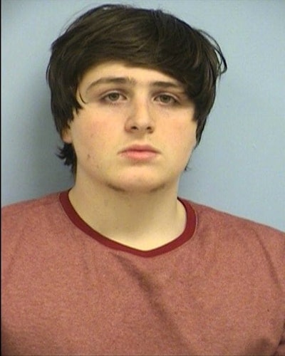 Luca Mangiarano, 19, is accused of robbing a bank in Austin and making his escape on an electric scooter. He was arrested last week. (Photo: Austin PD)